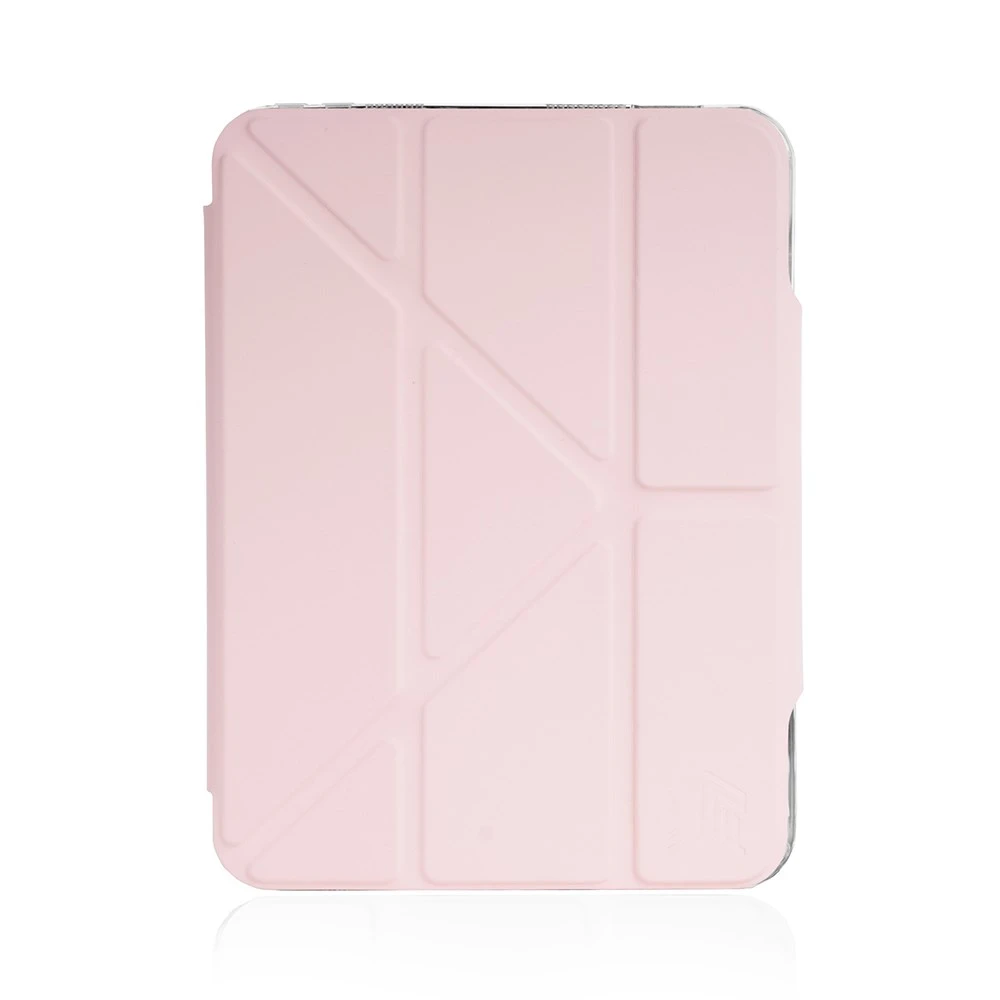 STM iPad mini A17 Pro/第6代 8.3" Opp 專用多角度折疊防摔保護殼-粉
