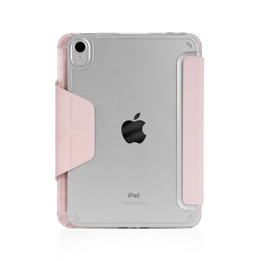 STM iPad mini A17 Pro/第6代 8.3" Opp 專用多角度折疊防摔保護殼-粉