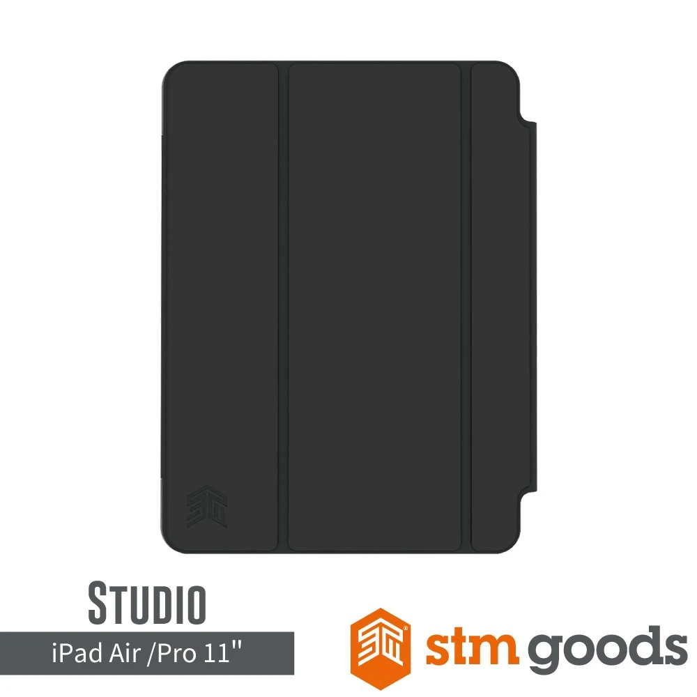 STM iPad Air 11" (M4/M3/M2/5th/4th)/ iPad Pro 11” 第4/3/2/1代 Studio 通用極輕薄防護硬殼(黑)
