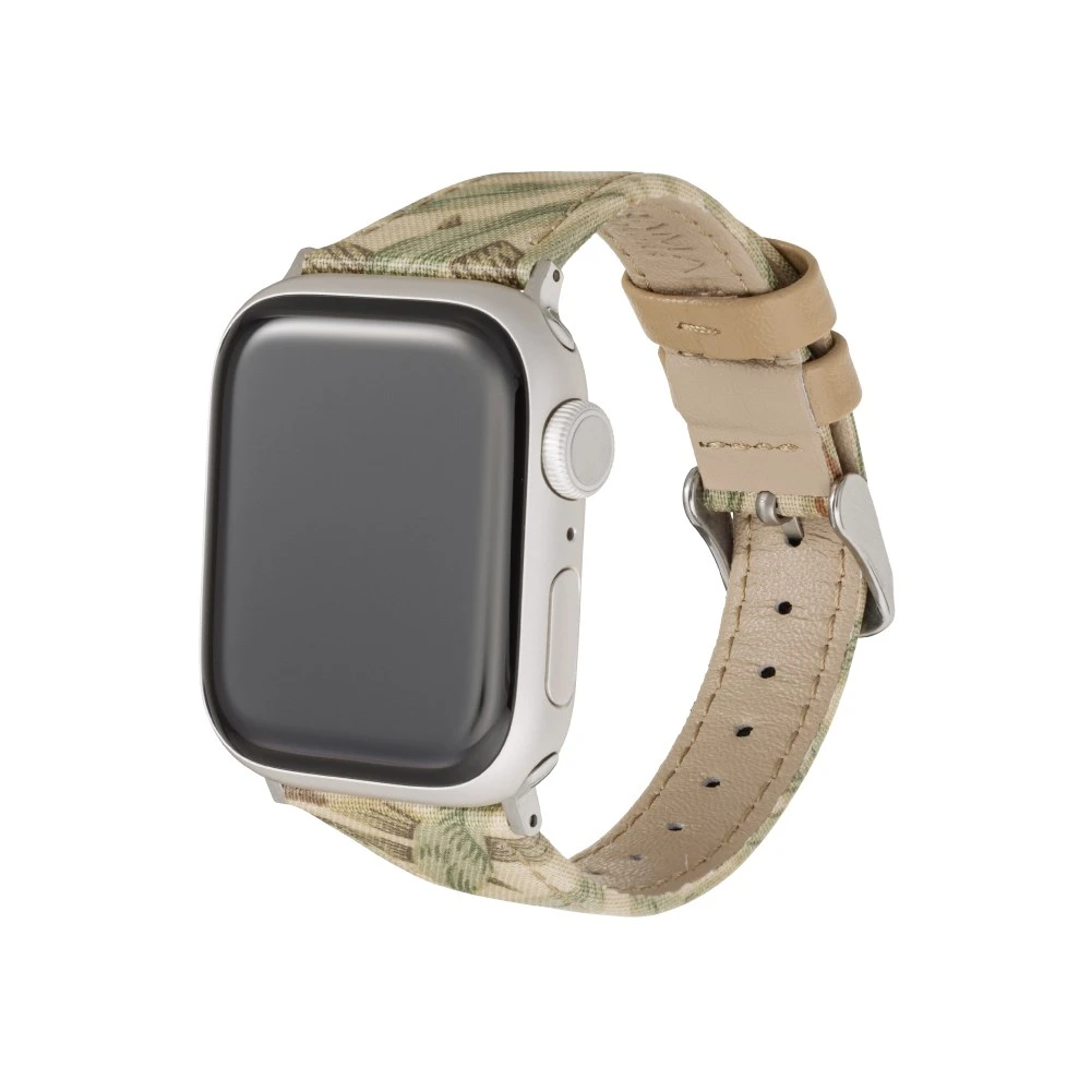 Gramas Apple Watch 38/40/41/42mm 仕女彩繪錶帶 BEST OF MORRIS 聯名限量款-米白