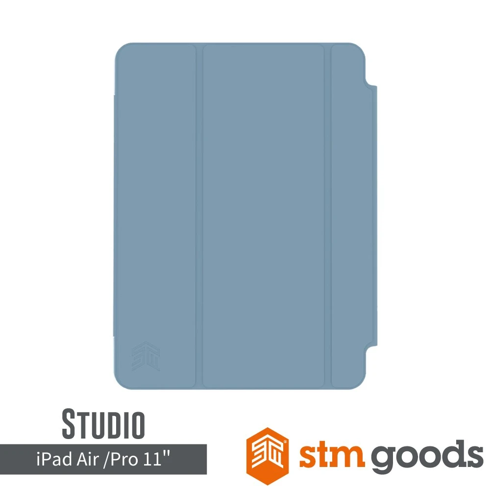 STM iPad Air 11" (M4/M3/M2/5th/4th)/ iPad Pro 11”第4/3/2/1代 Studio 通用極輕薄防護硬殼-藍