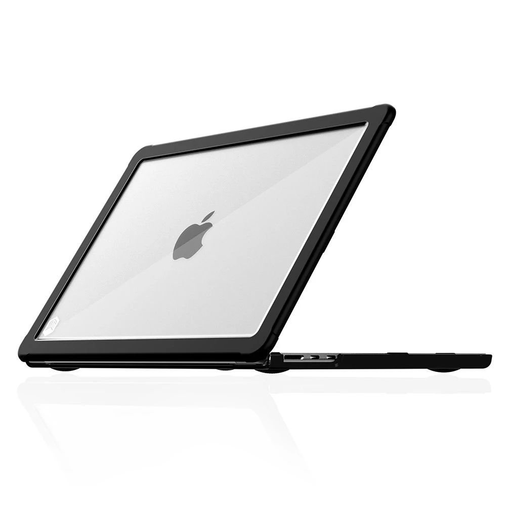 STM Macbook Air 13" (M4/M5) Dux 專用防摔筆電保護殼-黑透
