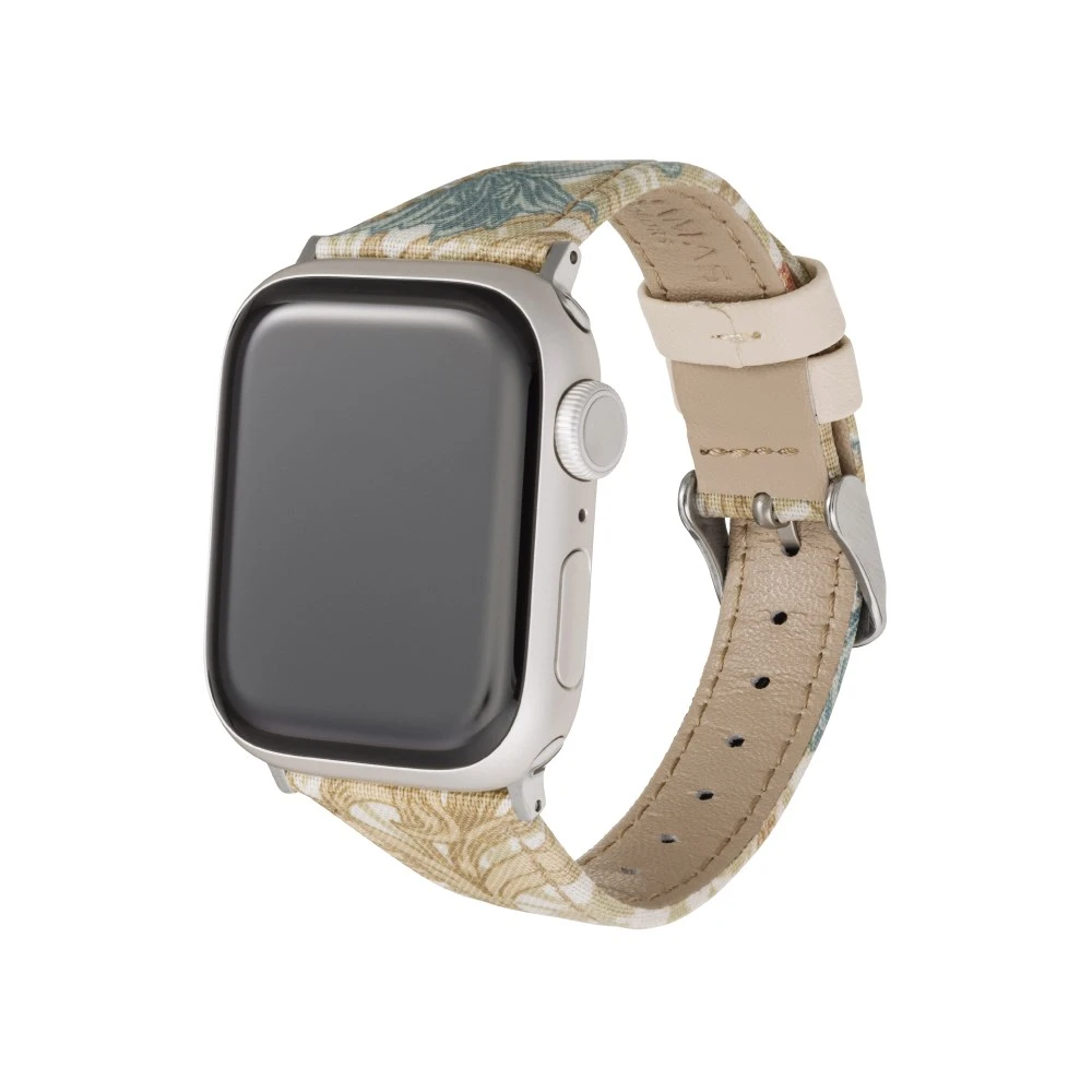 Gramas Apple Watch 38/40/41/42mm 仕女彩繪錶帶 BEST OF MORRIS 聯名限量款-象牙