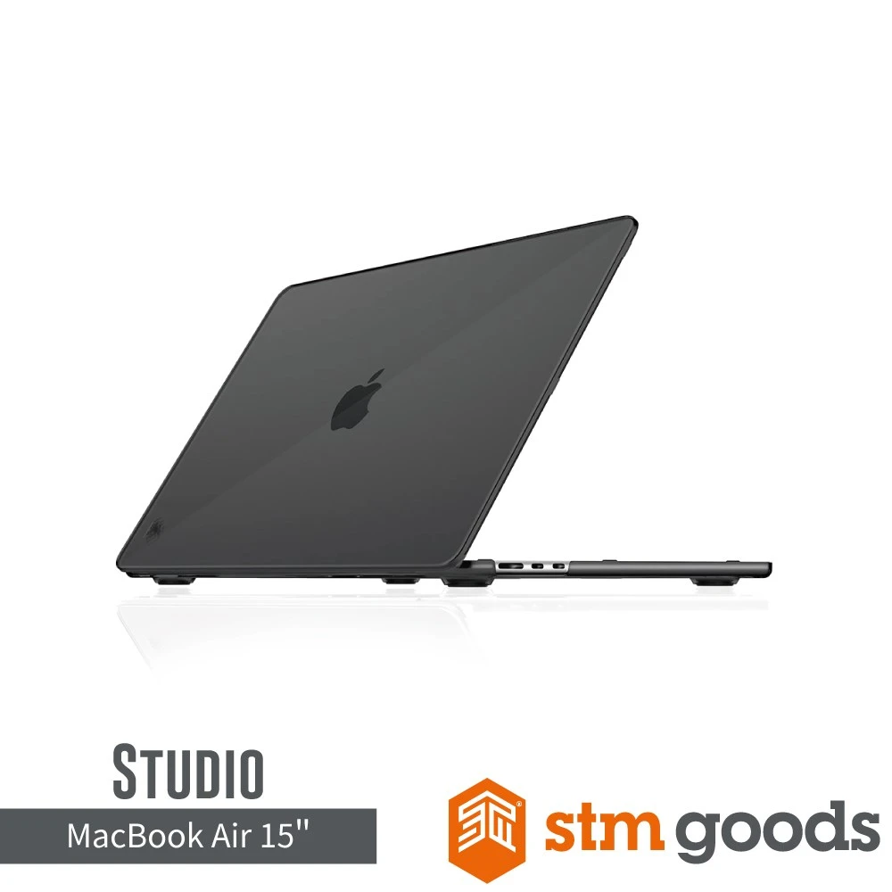 STM Macbook Air 15" (M4/M5) Studio 耐用防摔筆電保護殼-煙燻黑