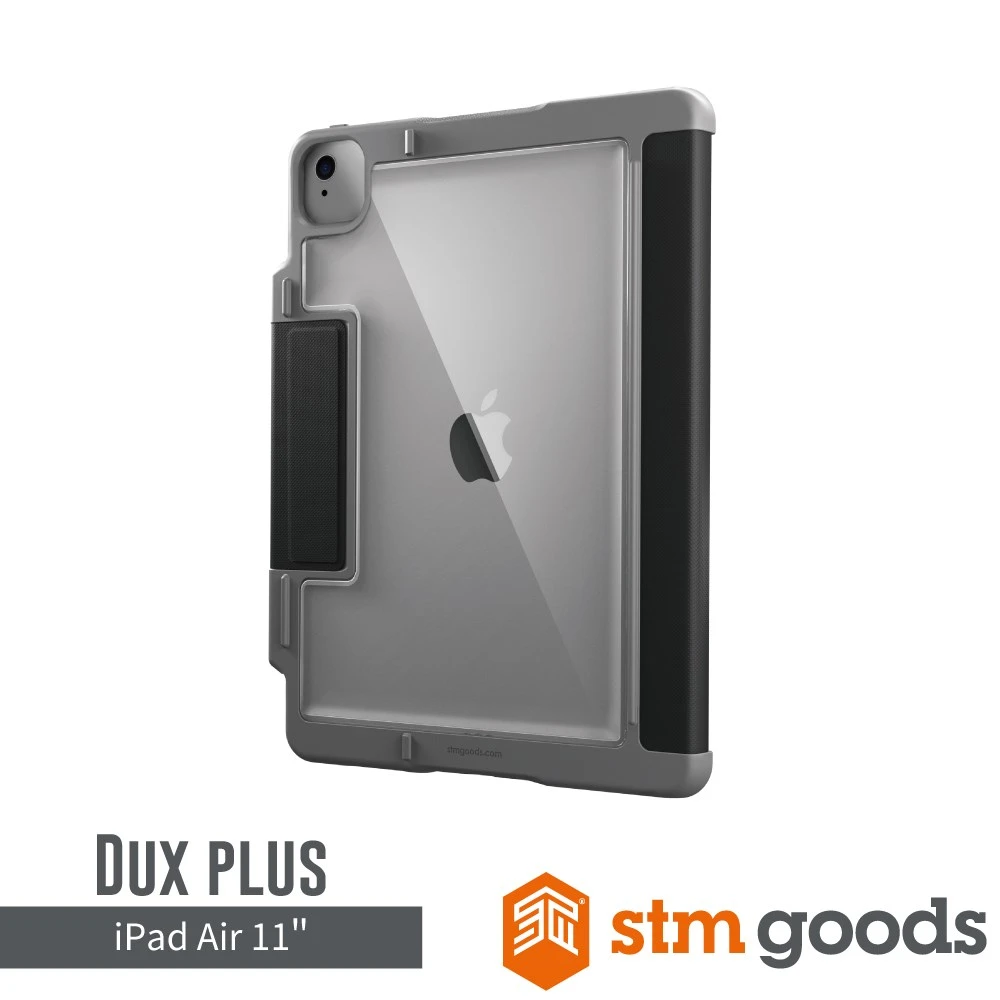 STM iPad Air M4/M3/M2/第5/4代 11" Dux Plus 專用強固軍規防摔保護殼-黑