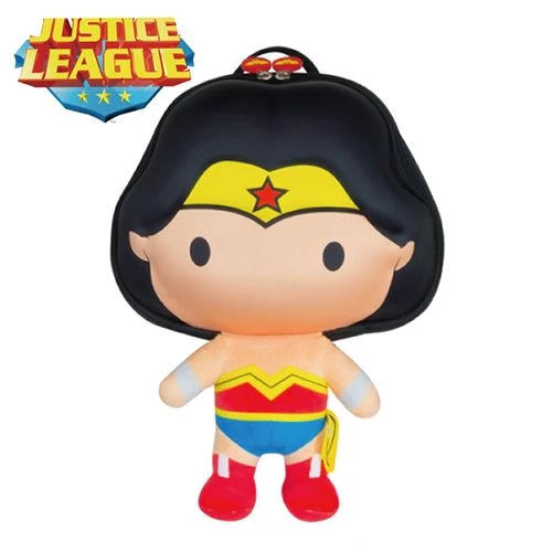 DC 正義聯盟兒童授權大頭公仔背包-神力女超人