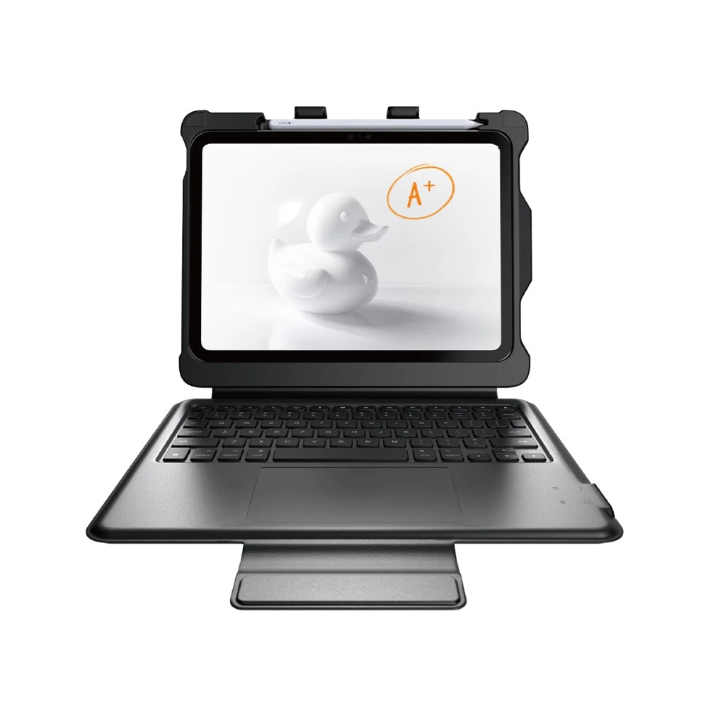 STM iPad A16/第10代 11" Dux Keyboard 專用強固軍規防摔鍵盤殼(USB-C)-黑