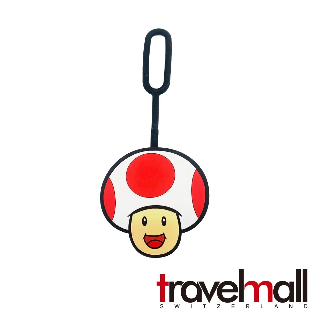 Travelmall 任天堂 超級瑪利歐行李吊牌(蘑菇)