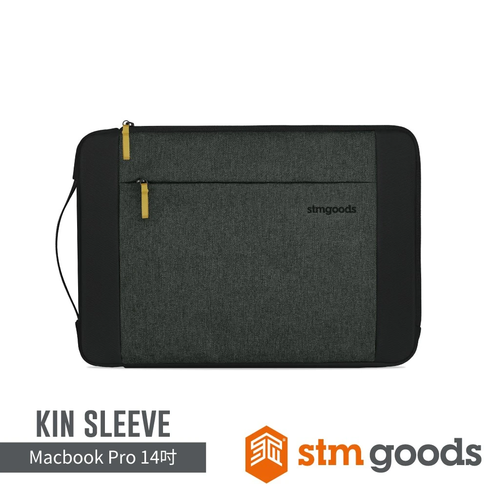 STM Macbook 14" Kin Sleeve 筆電內襯保護包-黑灰