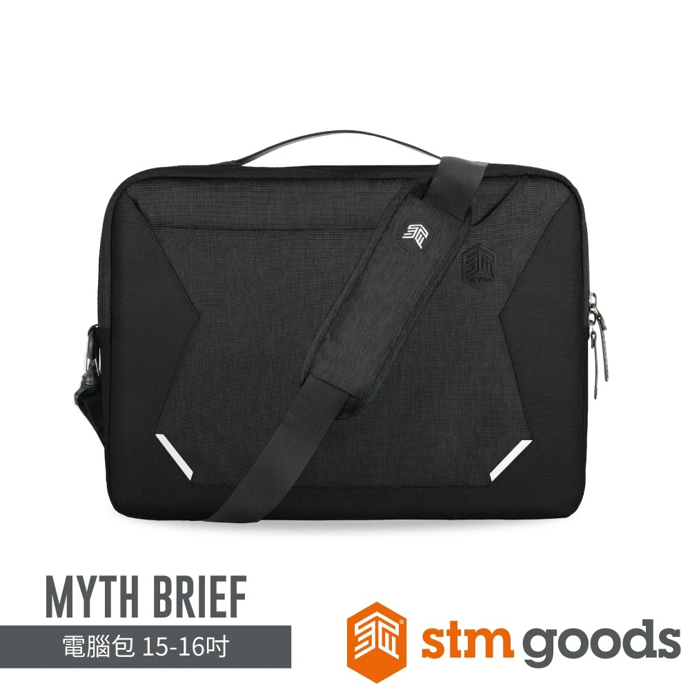 STM 15~16" Myth Brief 手提肩帶電腦包-黑
