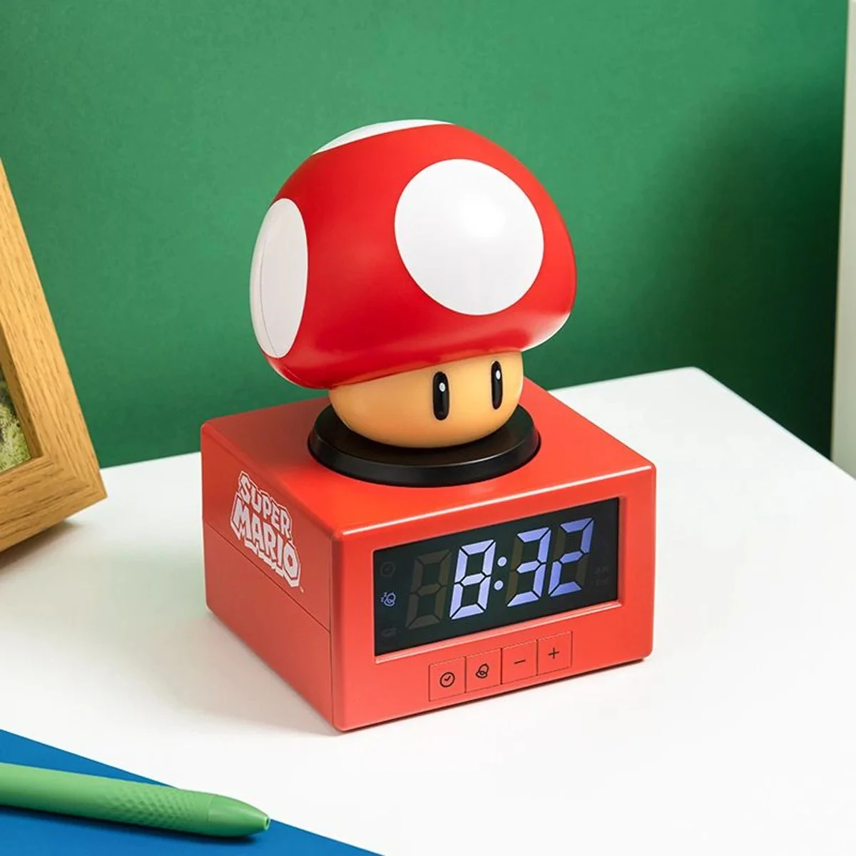 超級瑪利歐 Paladone 蘑菇造型鬧鐘