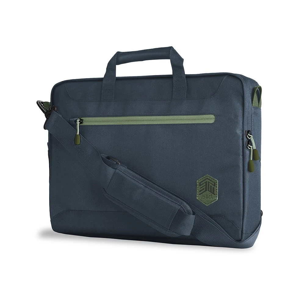 STM Macbook 15-16" ECO Brief 手提肩帶電腦包 -藍