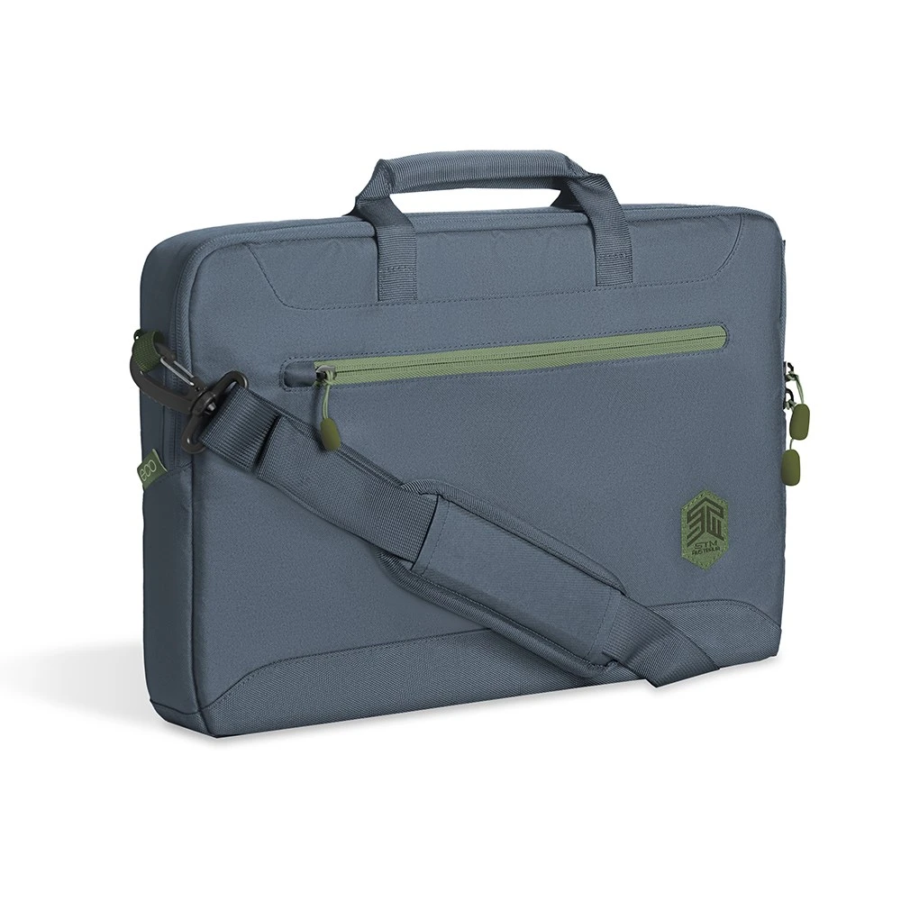 STM Macbook 15-16" ECO Brief 手提肩帶電腦包 -藍