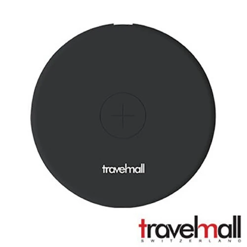 Travelmall 輕薄旅行專用快速無線充電/輕巧便攜/智慧安全-黑