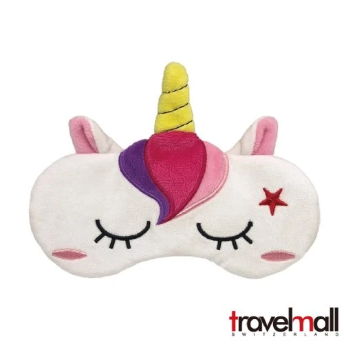 Travelmall 動物系列 舒適 旅行 眼罩-獨角獸
