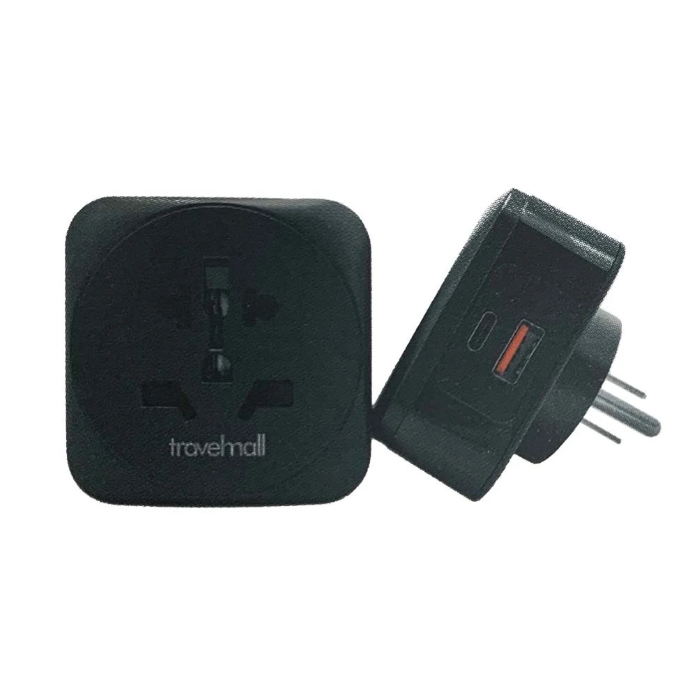 Travelmall 20W PD 多國旅行轉換插頭 (1USB-A / 1Type-C)