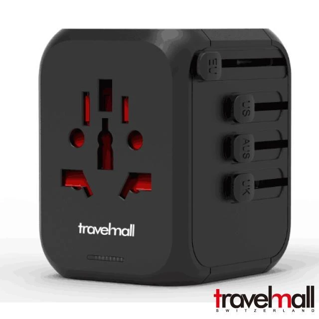 Travelmall 4 USB 多國旅行轉換插頭 (5.3 A)