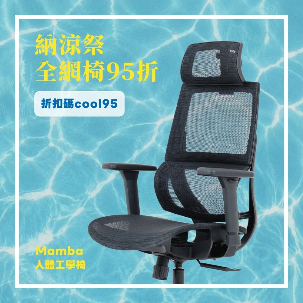 【整新品】Mamba 人體工學椅｜網座