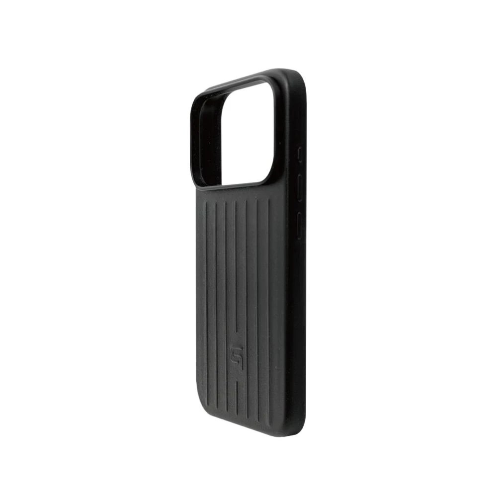 Gramas iPhone 18 Pro / 18 Pro Max Rib 經典皮革行李箱磁吸防摔殼（黑）