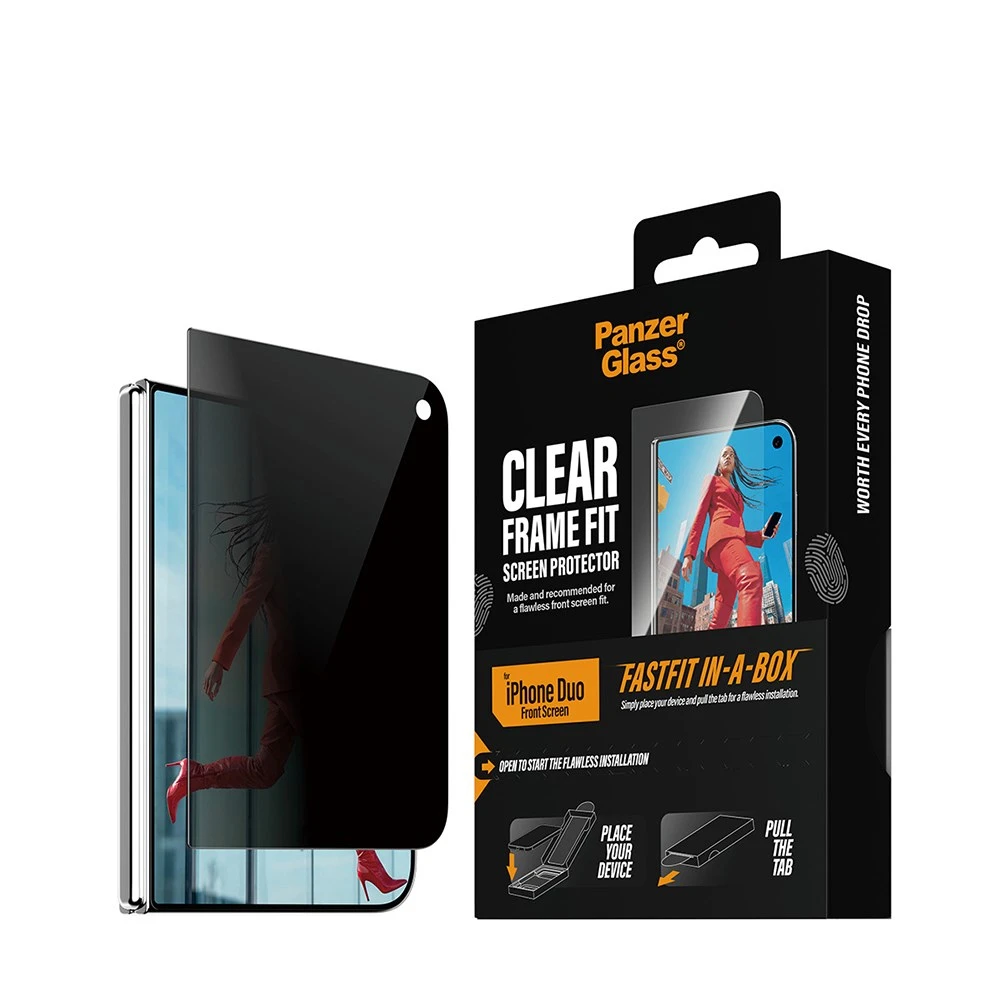 PanzerGlass iPhone Duo 5.4吋 外螢幕高透防窺玻璃保護貼