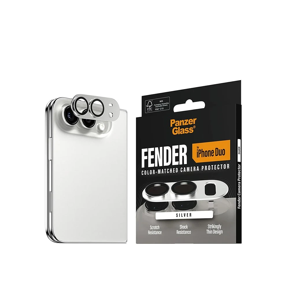 PanzerGlass iPhone Duo FENDER 耐衝擊金屬鏡頭貼