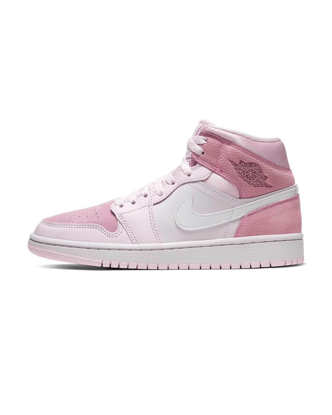 INGRAINED｜Nike Air Jordan 1 Mid "Digital Pink" 女 粉白 CW5379-600