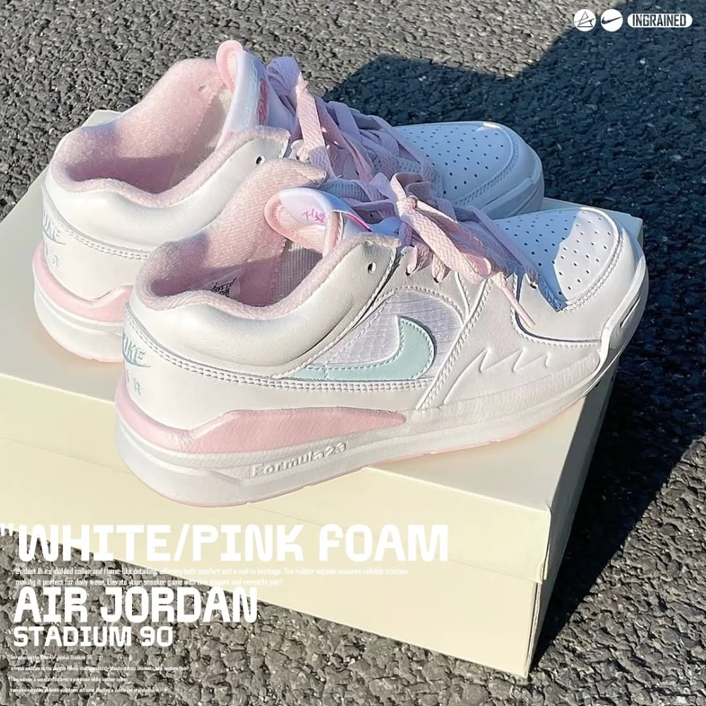 INGRAINED｜Nike Jordan Stadium 90 "White/Pink"白粉 HQ1193-141