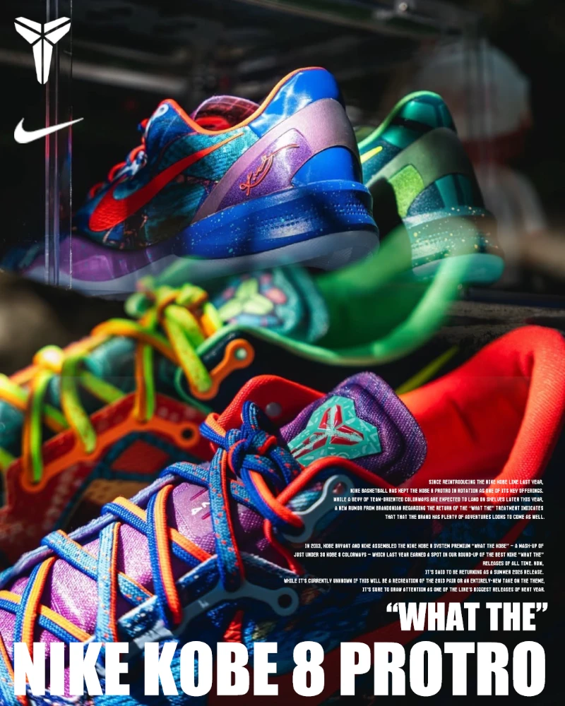 🔥 Nike Kobe 8 Protro ”What The Kobe“ 🏀