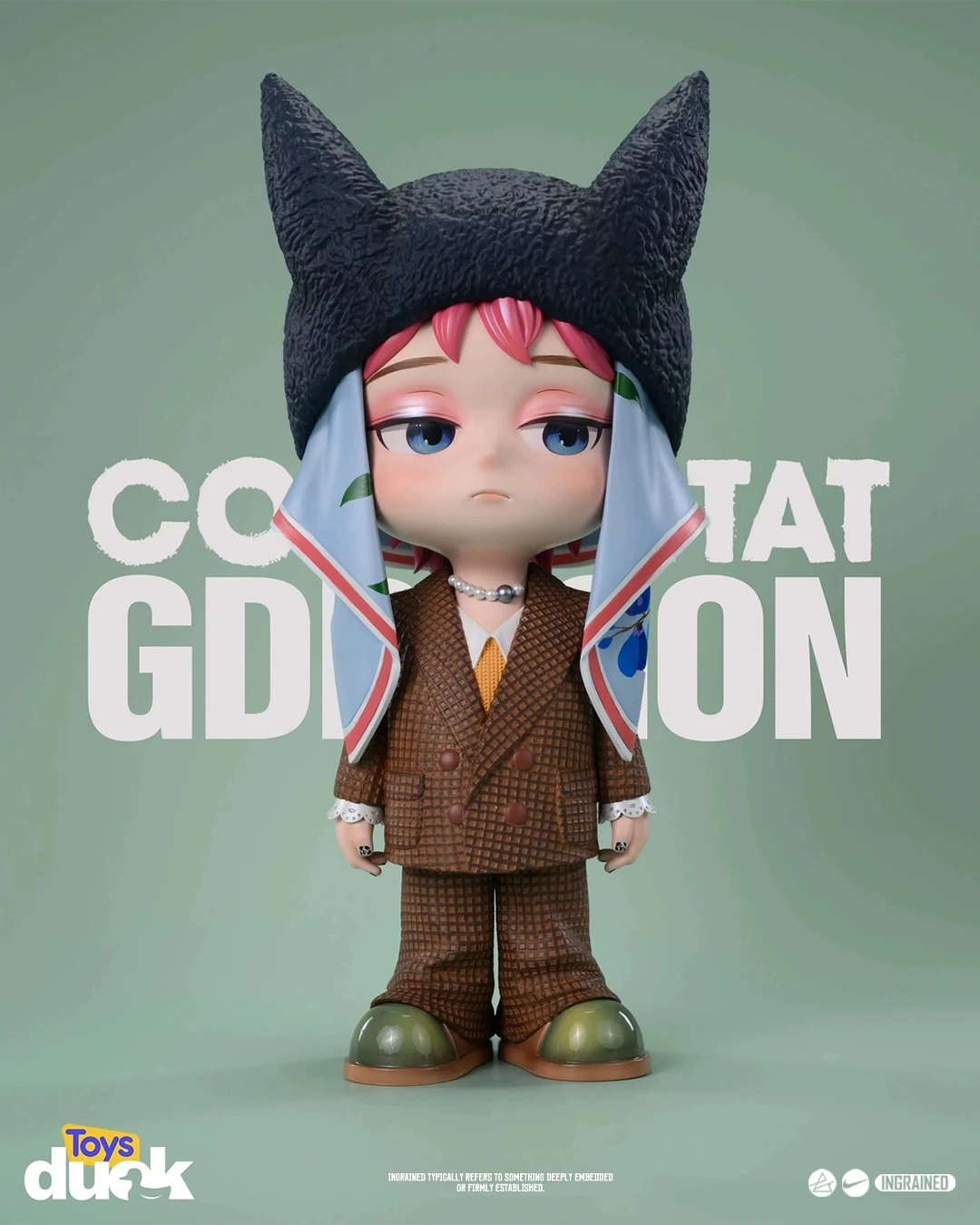 🐰 Ducktoys x G-Dragon｜Black Rabbit 限量雕像