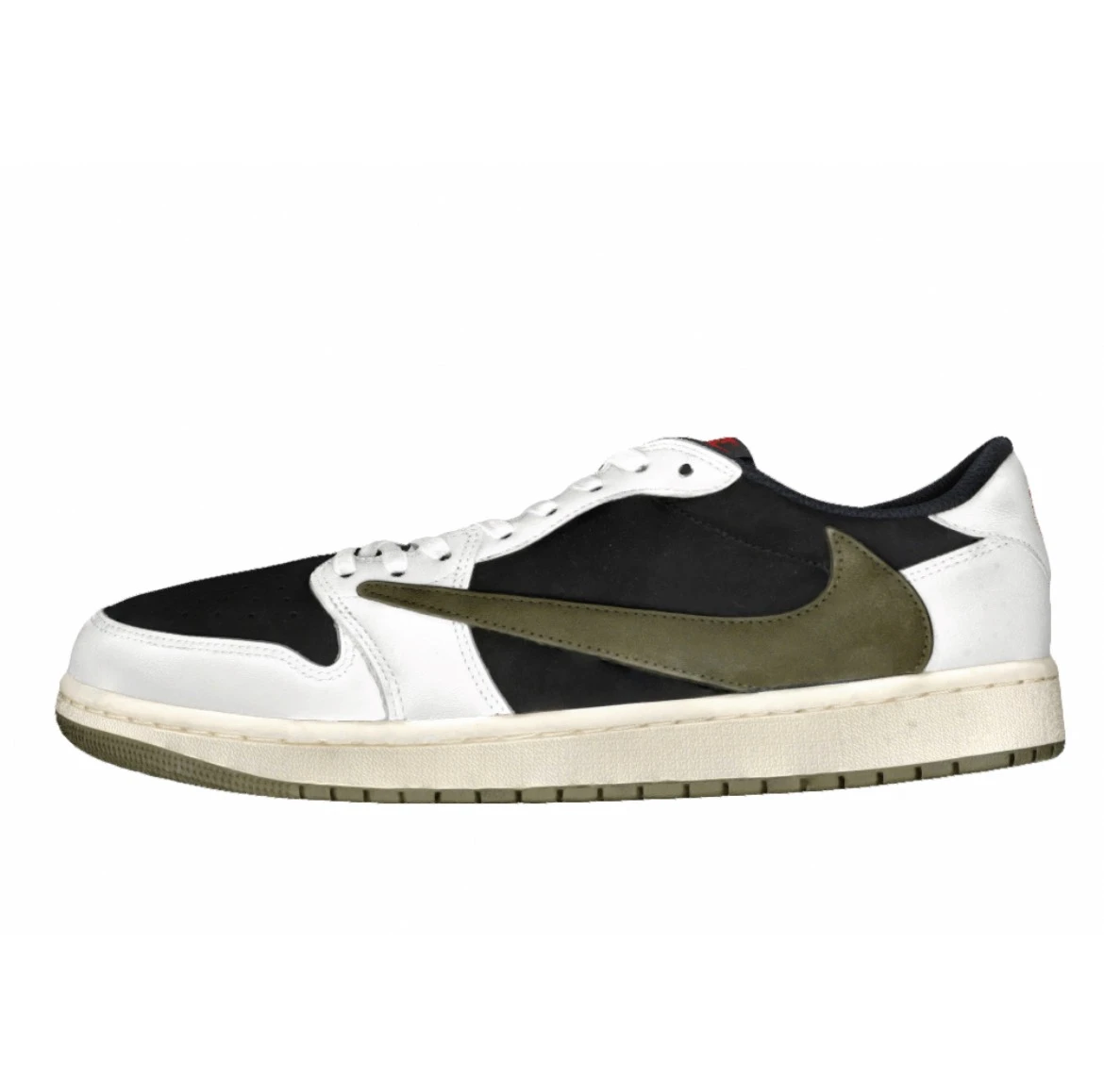 INGRAINED｜Travis Scott x Air Jordan 1 Low "Olive" 橄欖綠 聯名款 倒鉤 低筒休閒鞋 DZ4137-106