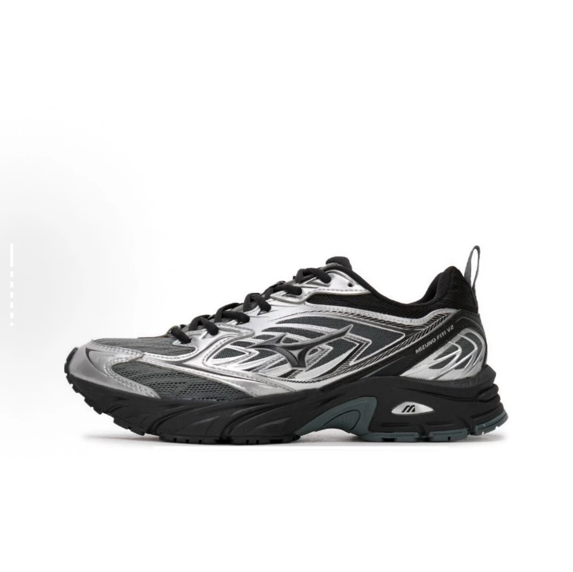 INGRAINED｜Mizuno FIYI V2 美津濃 復古 機能 黑銀色 慢跑鞋 休閒鞋 D1GH241504