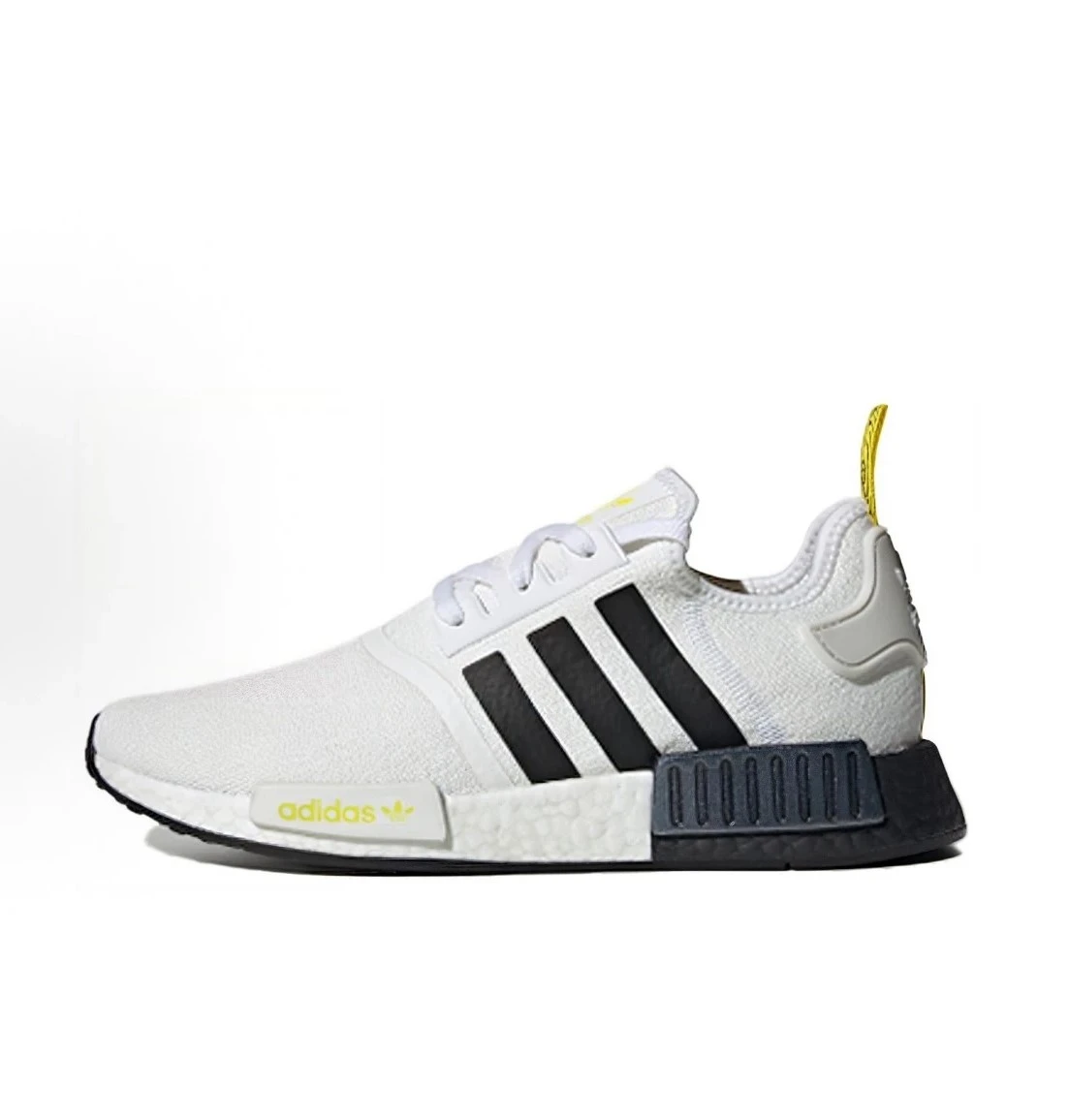 INGRAINED｜Adidas NMD R1 白黃 串標 透氣 BOOST 休閒鞋 跑步鞋 FV2549