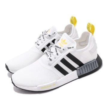 INGRAINED｜Adidas NMD R1 白黃 串標 透氣 BOOST 休閒鞋 跑步鞋 FV2549