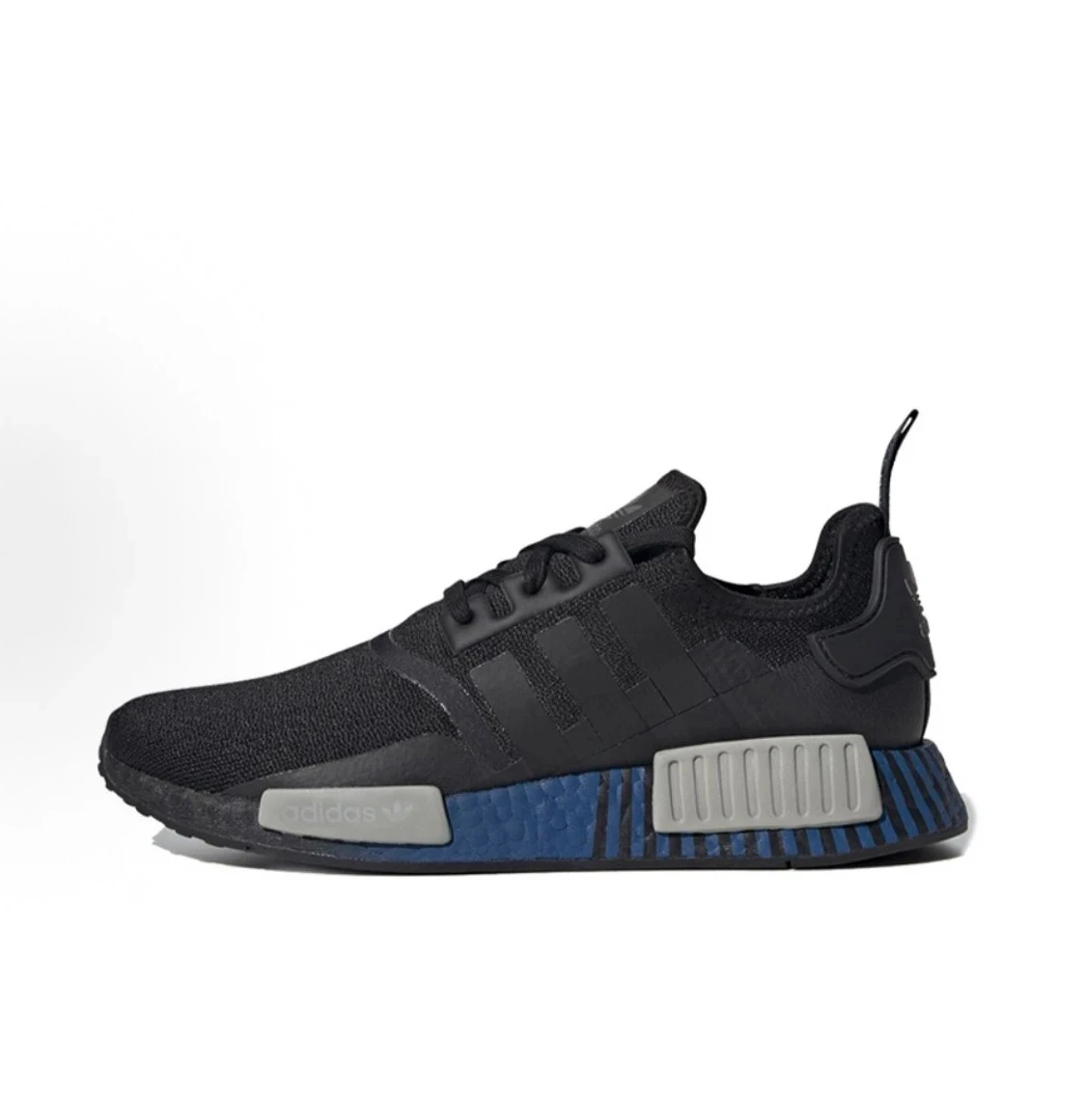 INGRAINED｜adidas NMD R1 'Lush Blue' 黑藍 海軍藍 藍線 BOOST 經典 慢跑鞋 FV3652