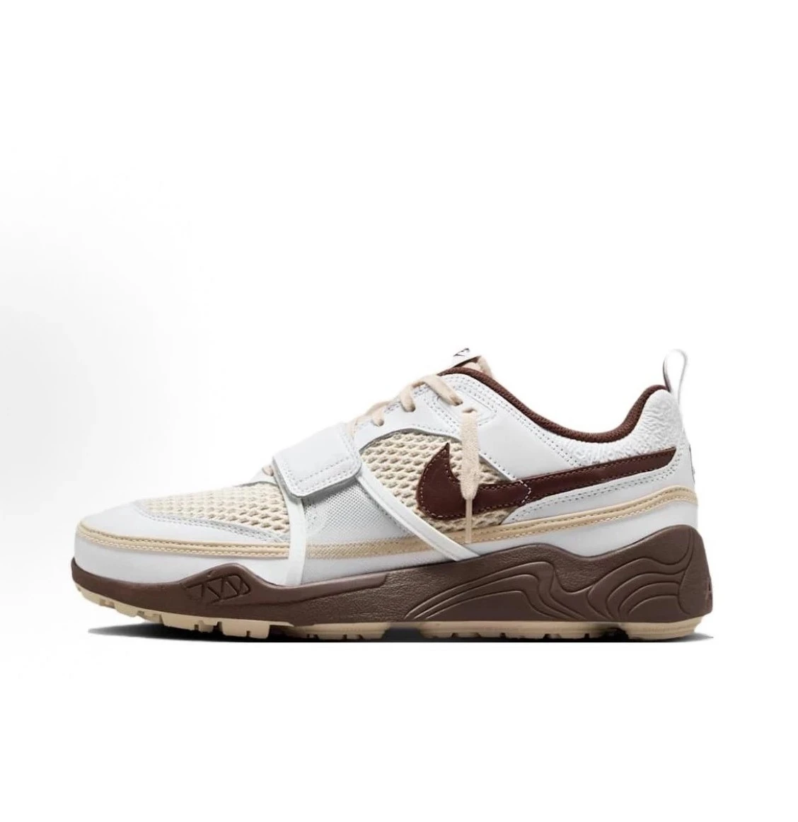 INGRAINED｜Travis Scott x Nike Zoom Field Jaxx "Light Chocolate" 巧克力 聯名款 休閒鞋 HQ3073-100