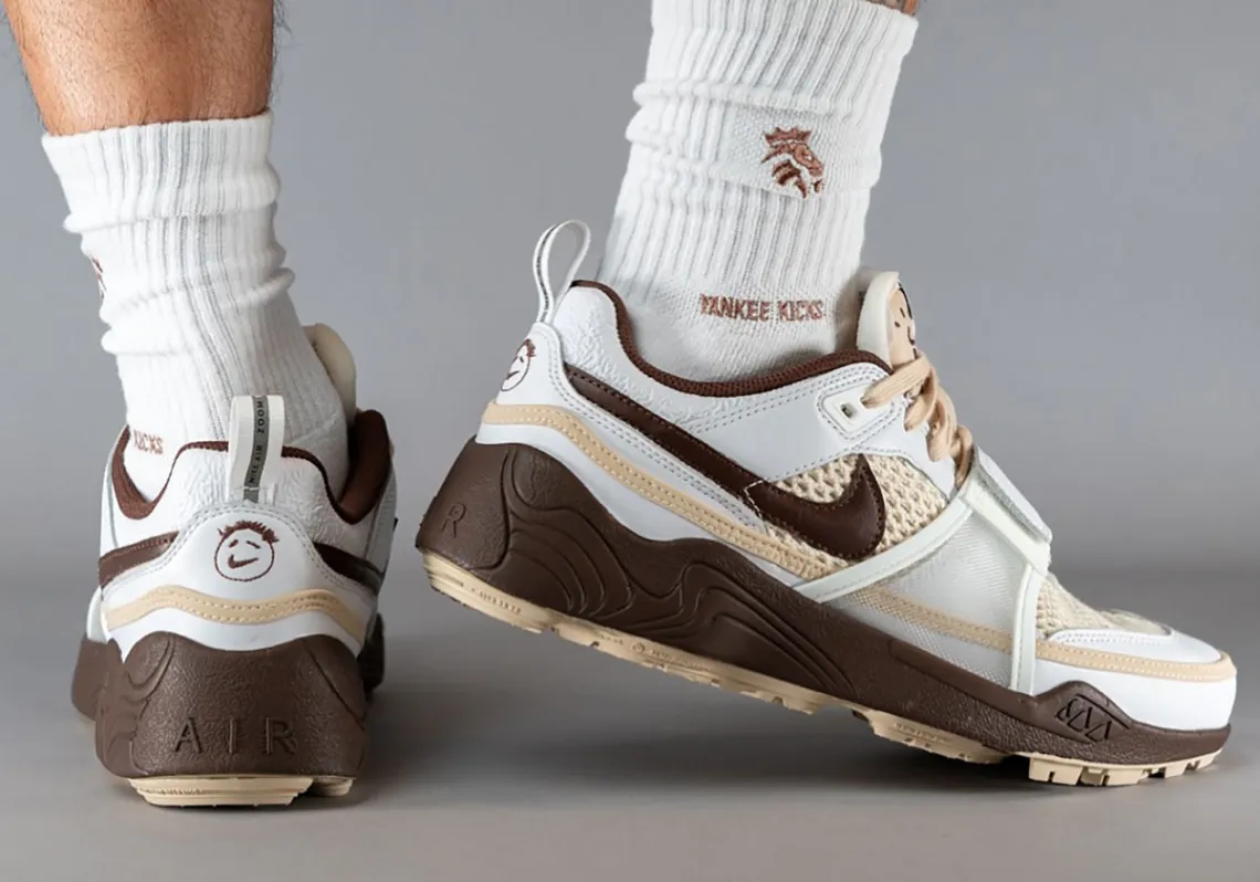 INGRAINED｜Travis Scott x Nike Zoom Field Jaxx "Light Chocolate" 巧克力 聯名款 休閒鞋 HQ3073-100