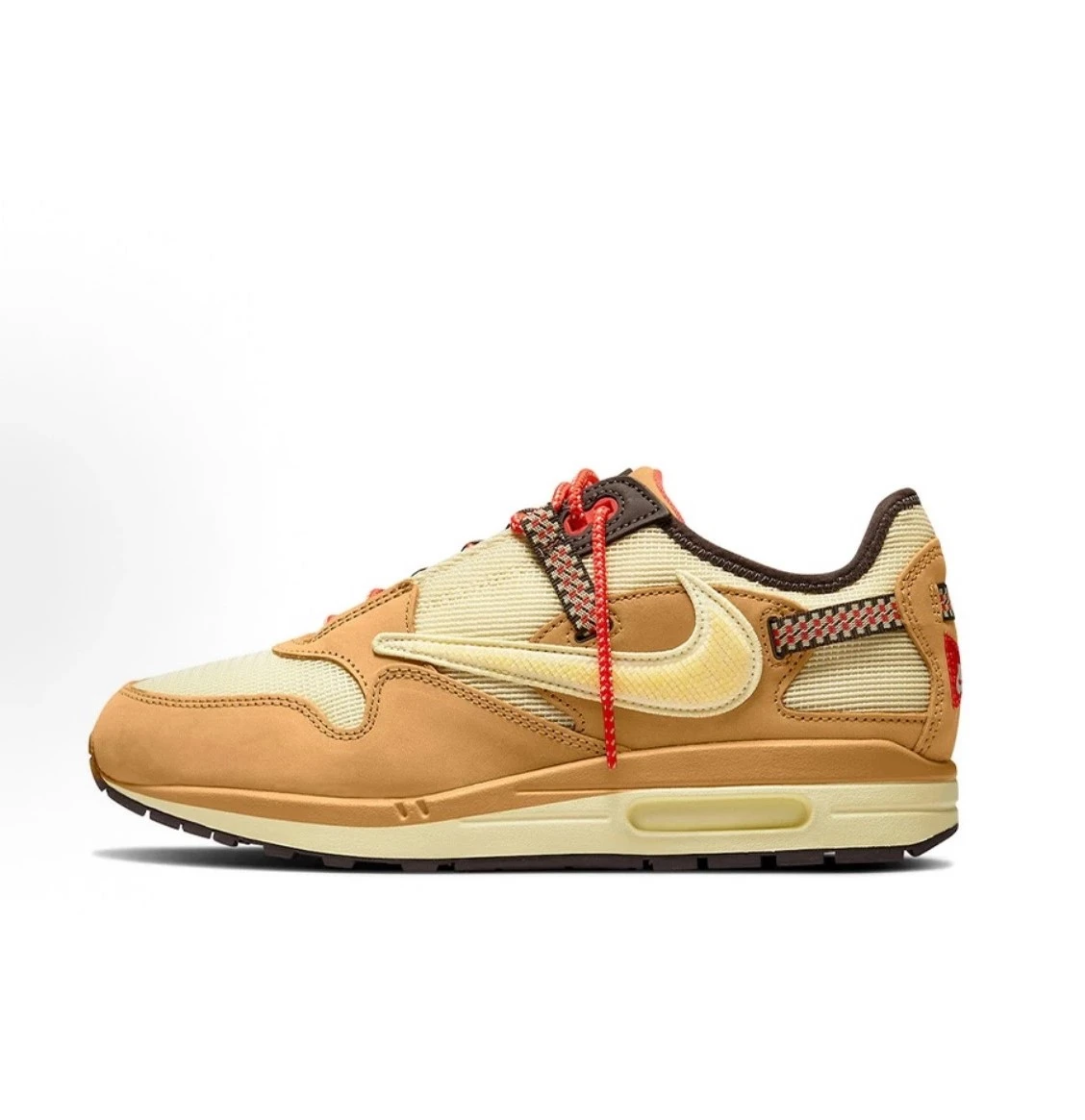 INGRAINED｜Travis Scott x Nike Air Max 1 倒勾 卡其 DO9392-701