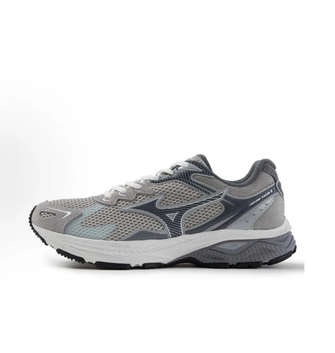 INGRAINED｜Mizuno Racer S "Black" 美津濃 復古 黑魂 黑銀 銀灰色 金屬銀鈦黑 慢跑鞋 休閒鞋 D1GH223509