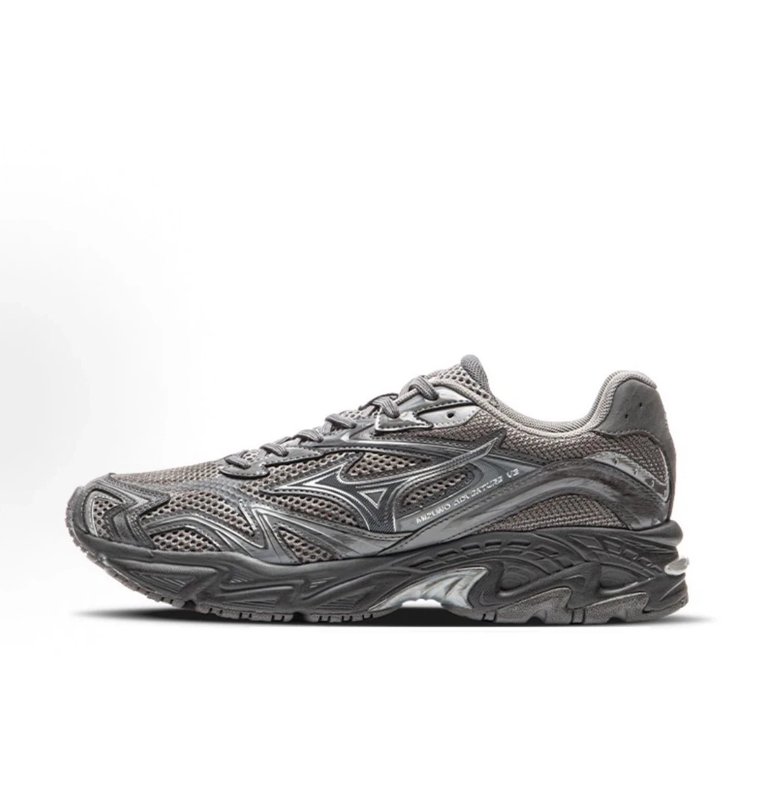 INGRAINED｜Mizuno Adventure V2 灰 復古 髒灰 煙灰 隕石灰 慢跑鞋 老爹鞋 D1GH250301