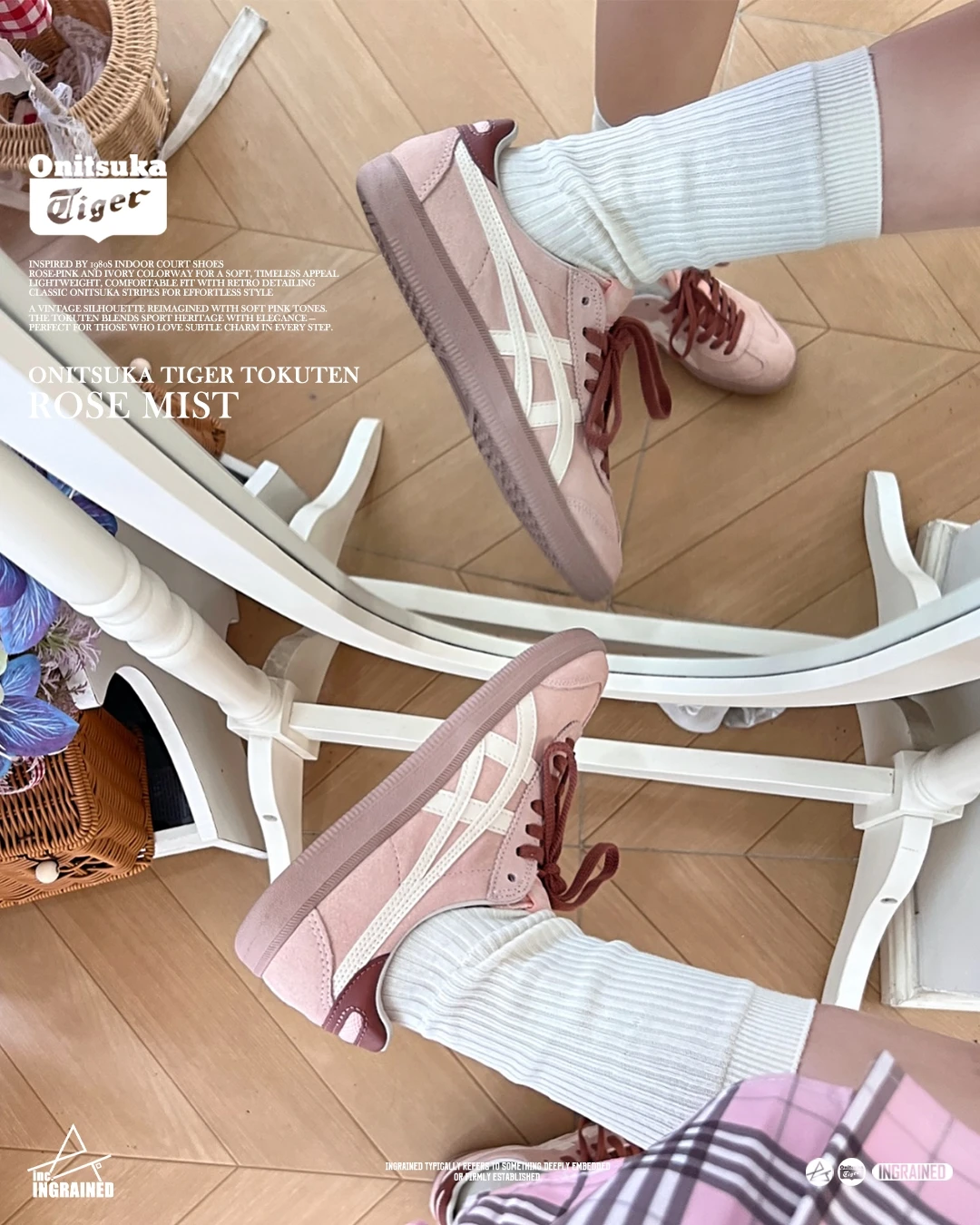 INGRAINED｜ONITSUKA TIGER TOKUTEN 鬼塚虎 玫瑰粉 1183A907-704