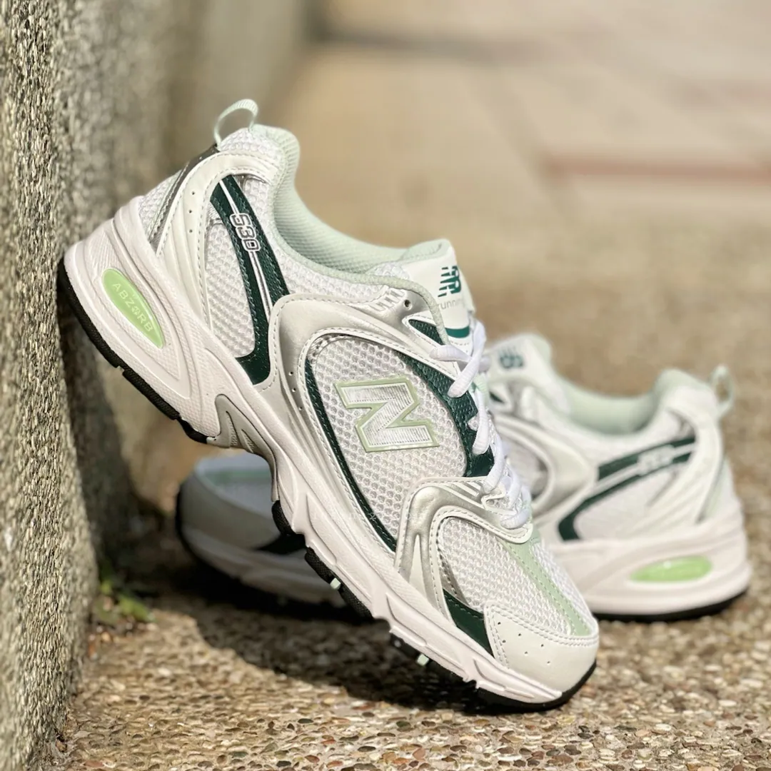 INGRAINED｜New Balance 530 清爽白綠 森林綠 MR530RB