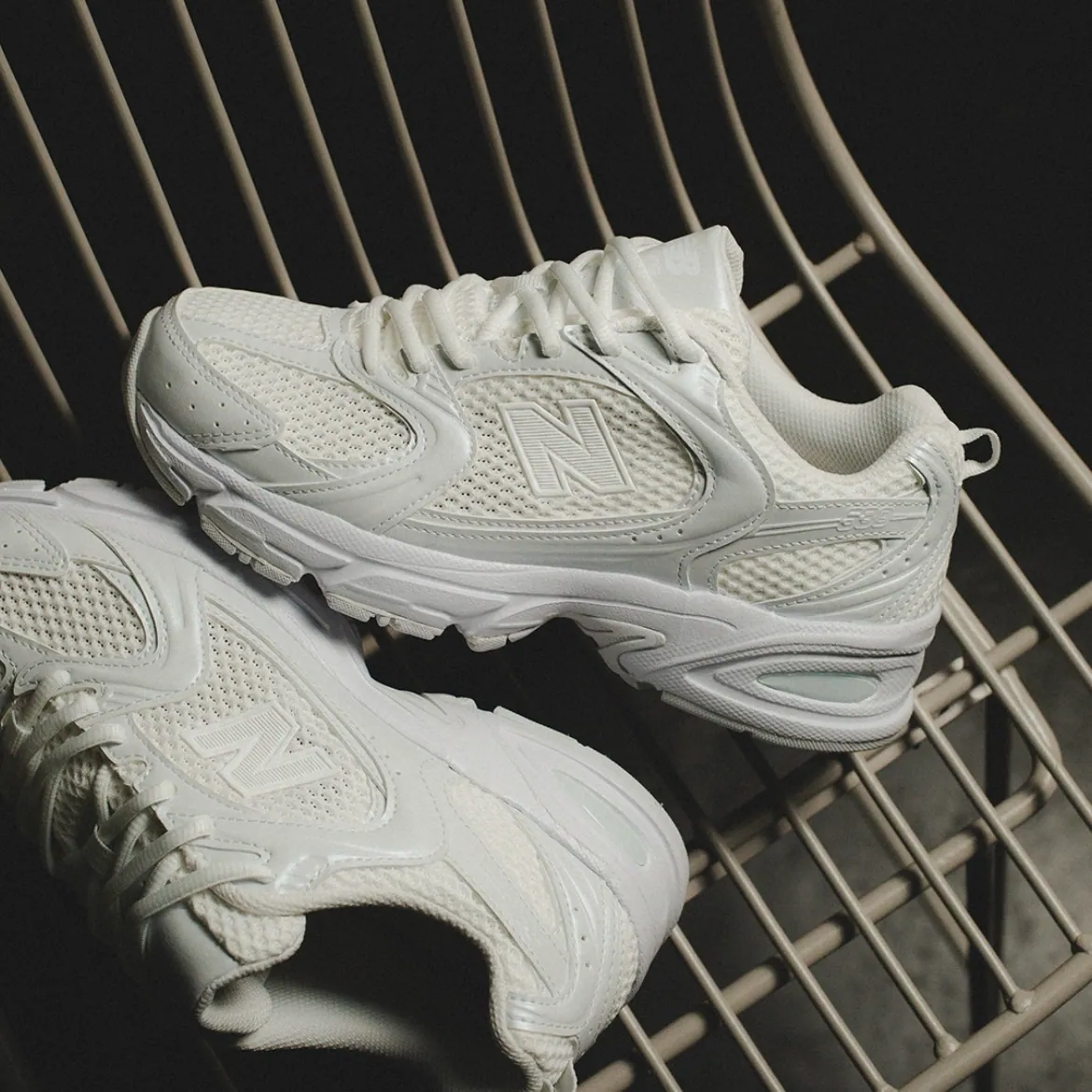 INGRAINED｜New Balance 530 珍珠白 全白 MR530PA