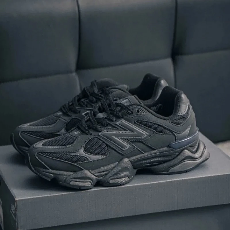 INGRAINED｜New Balance 9060 Aespa Winter 復古波浪老爹鞋增高全黑