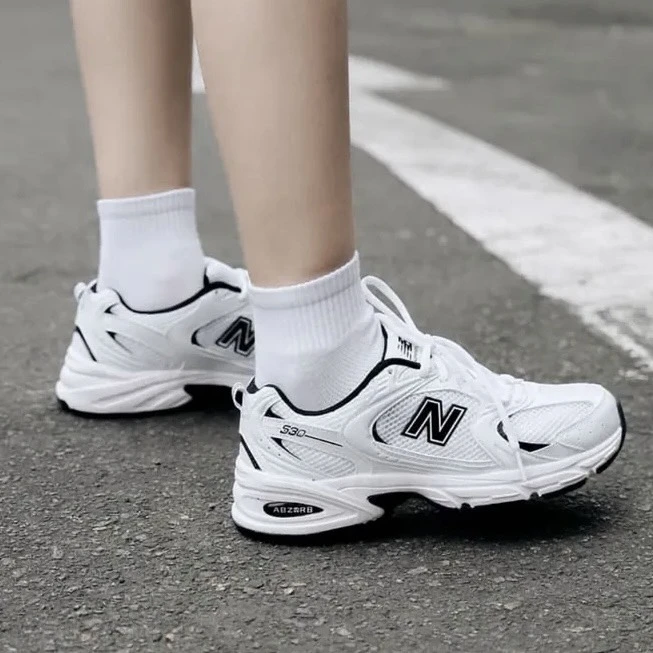 INGRAINED｜New Balance NB 530 白熊貓 白黑 MR530EWB