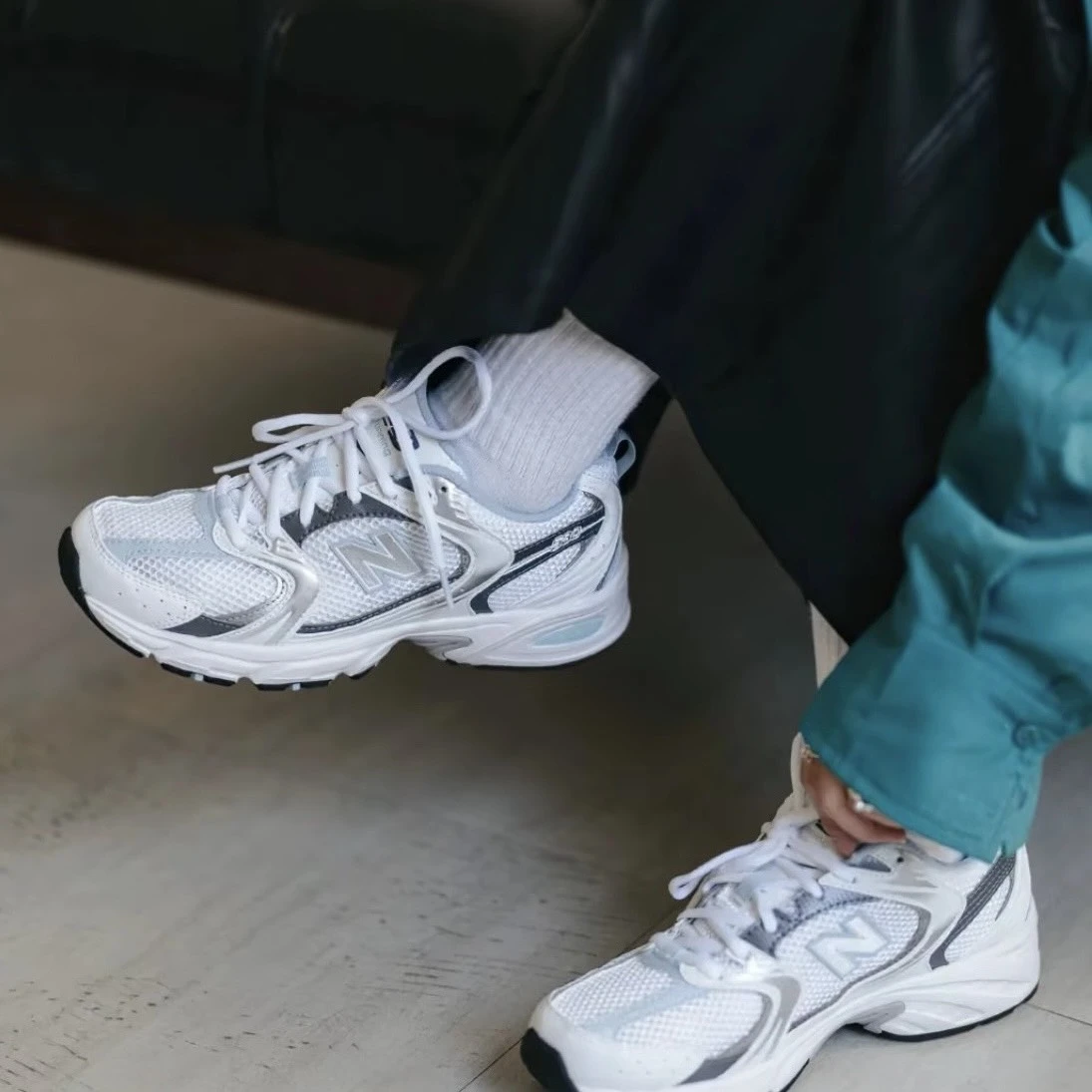 INGRAINED｜New Balance 530 寶寶藍 銀白 MR530RA