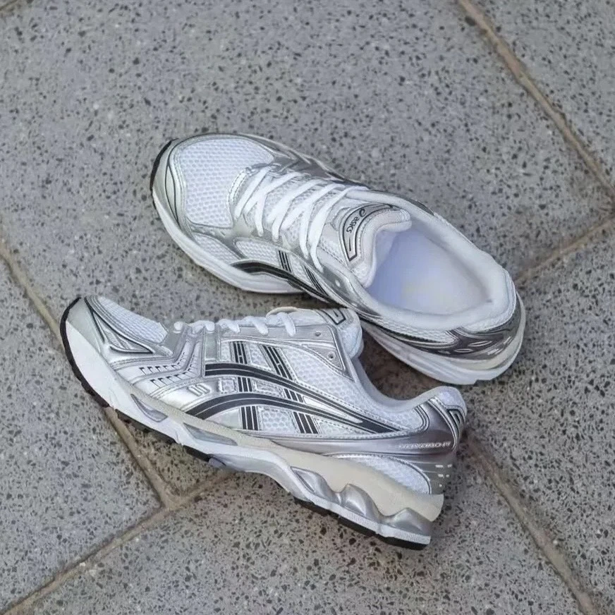 INGRAINED｜Asics Gel-Kayano 14 銀白黑 奶油底 男女復古慢跑鞋 1203A537-110