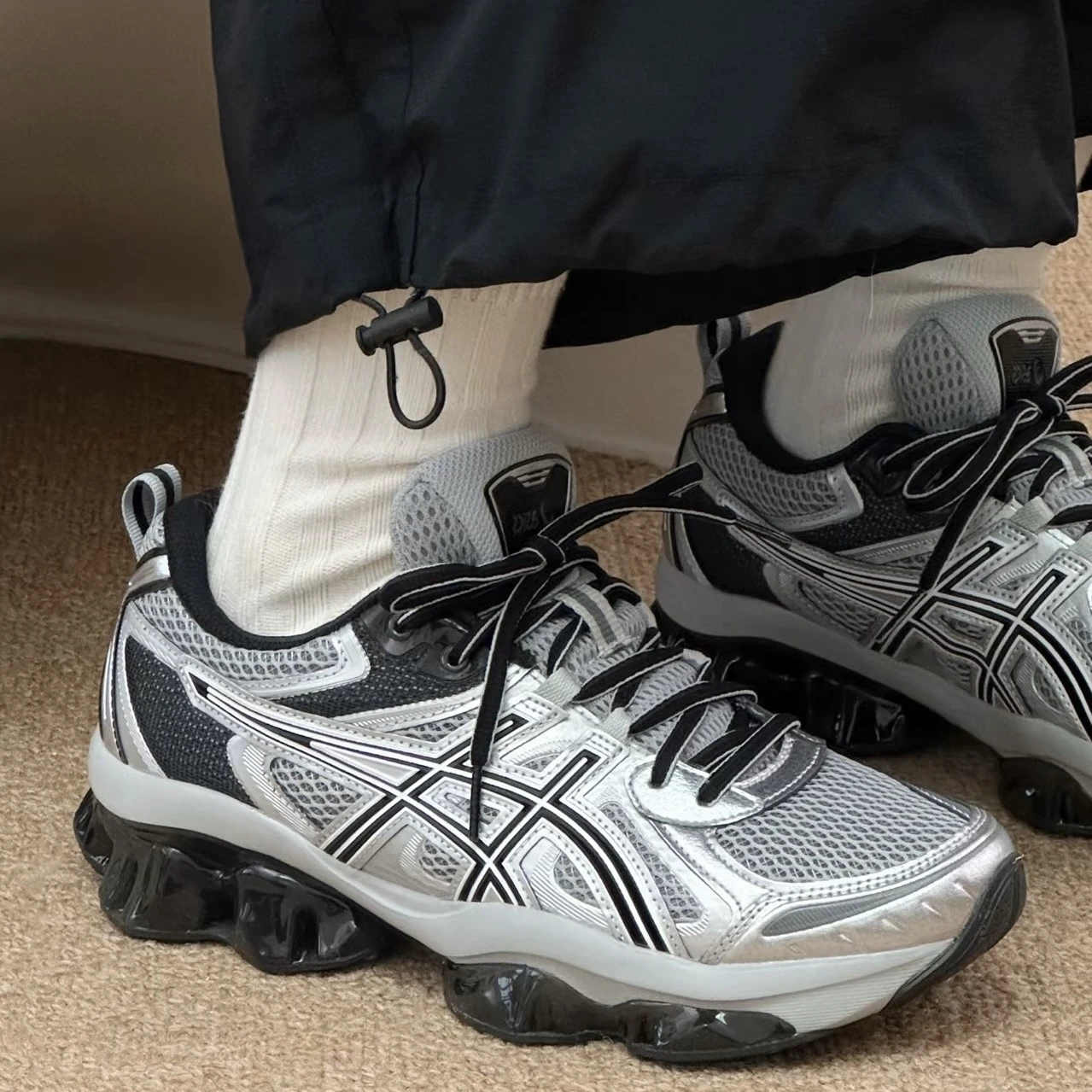 INGRAINED｜Asics Gel-Quantum Kinetic 金屬黑 1203A270-022