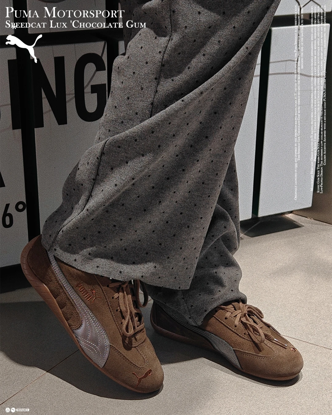 INGRAINED｜Puma Motorsport｜Speedcat Lux 'Chocolate Gum' 巧克力泡泡 復古賽車鞋 408198-01