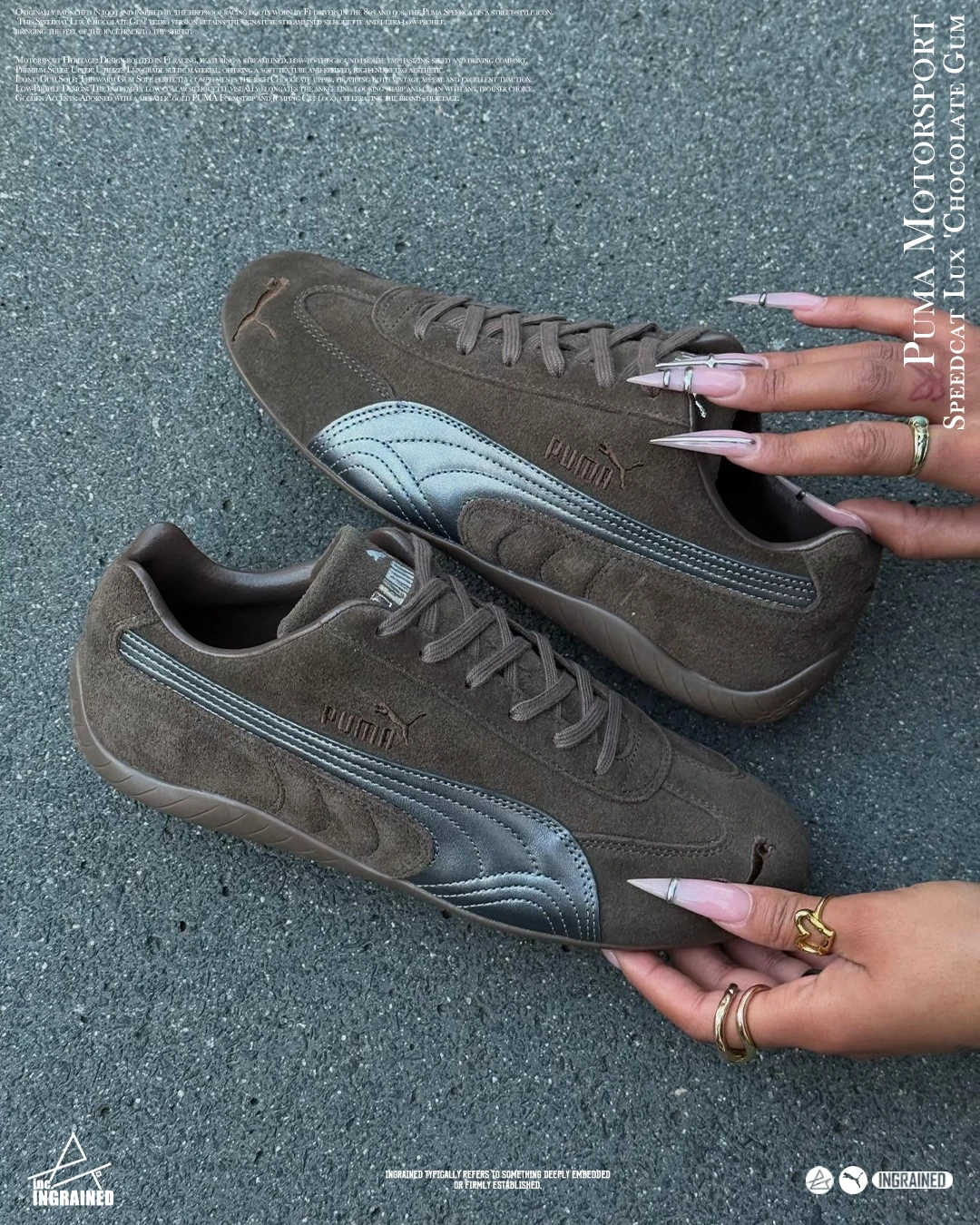 INGRAINED｜Puma Motorsport｜Speedcat Lux 'Chocolate Gum' 巧克力泡泡 復古賽車鞋 408198-01