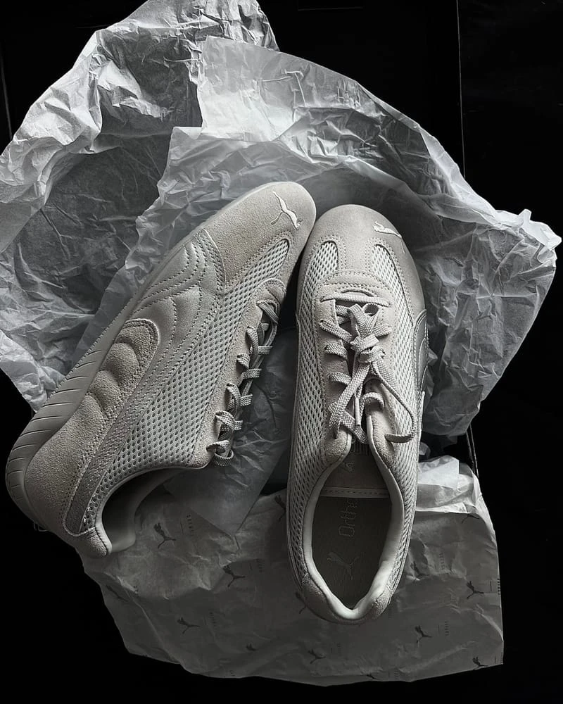 INGRAINED｜PUMA SPEEDCAT PREMIUM 液態灰銀 麂皮 賽車鞋 403902-02